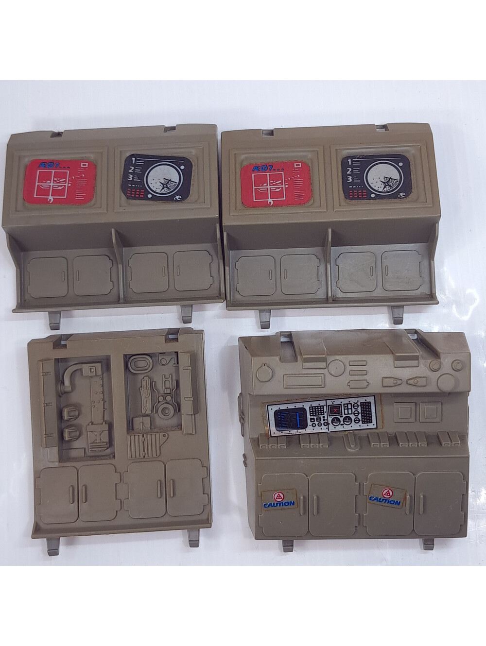Vintage GI Joe Terror Drome Computer Work Stations & Filler Panels M-4034 1986